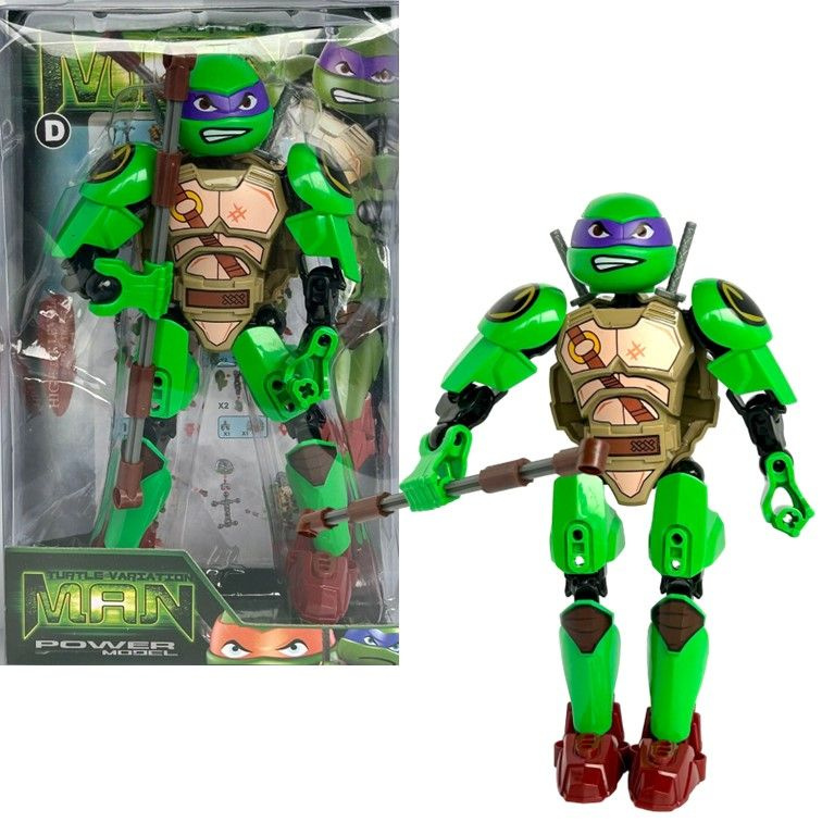 D Конструктор minifigures Turtles, фигурка Черепашки-ниндзя 17 см.  #1