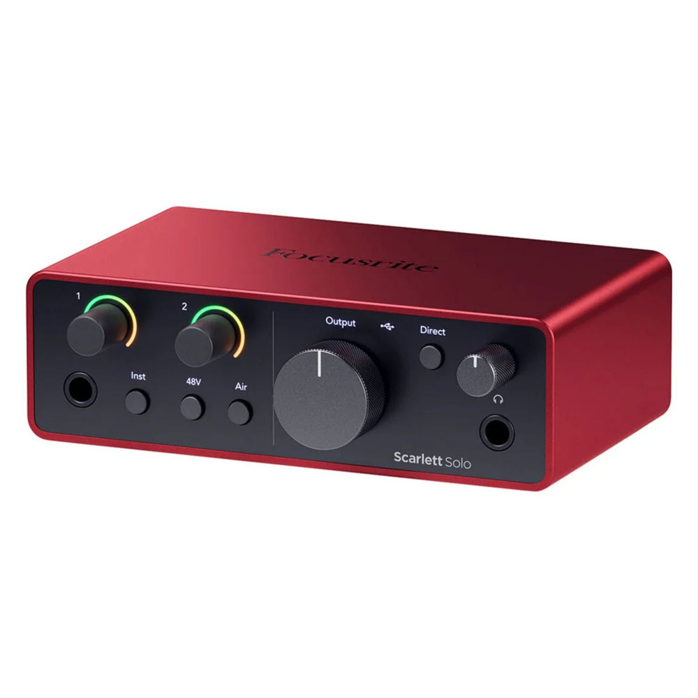 Аудиоинтерфейс Focusrite Scarlett Solo 4th Gen #1