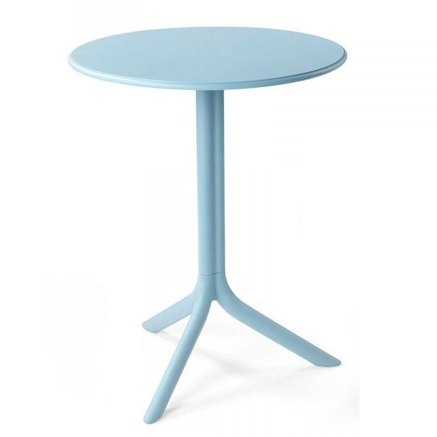 Стол обеденный трансформер NARDI Spritz + Spritz Mini, цвет голубой, 60 см  #1