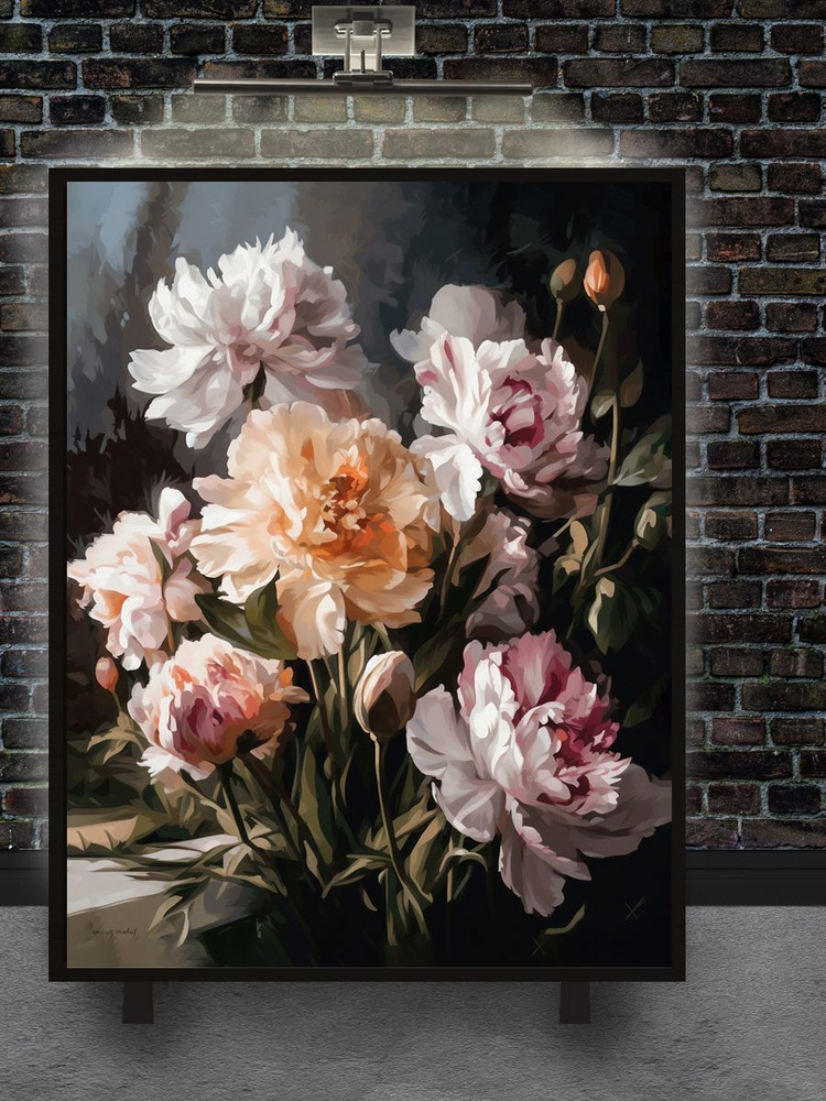 Картина "Цветы", 50  х 40 см #1