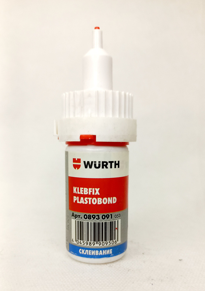 Клей цианакрилатный конструкционный Klebfix Plastobond 20г. 0893091 Wurth  #1