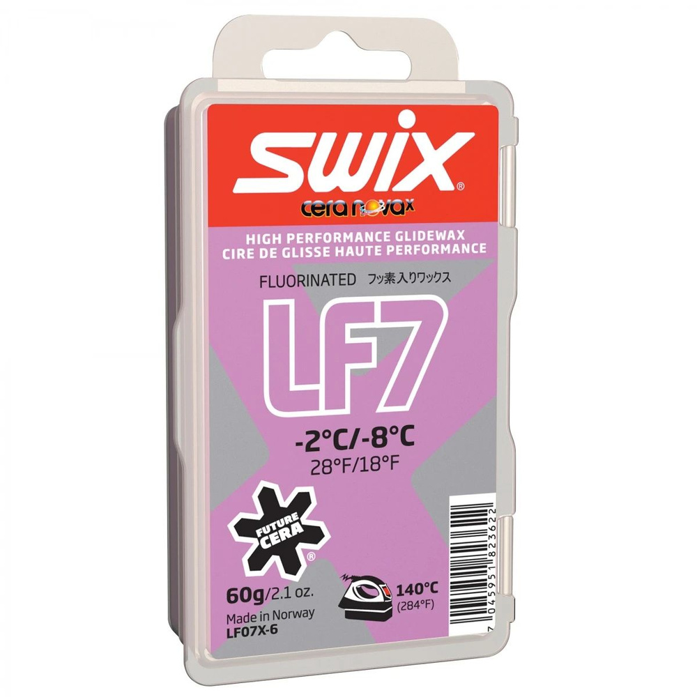 Низкофтористый парафин SWIX LF -2/-8, 60 г лыжный #1