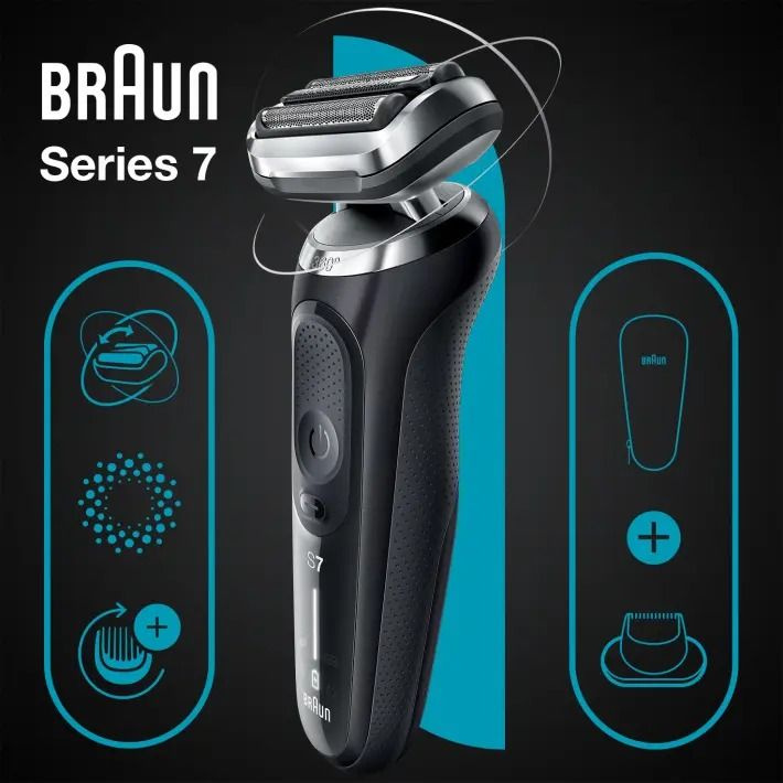 Электробритва Braun Series 7 71-N1200s Noire Wet&Dry 360 #1