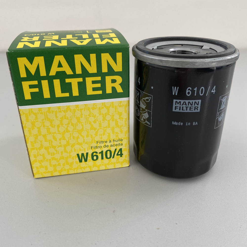 MANN FILTER Фильтр масляный арт. W610/4 #1