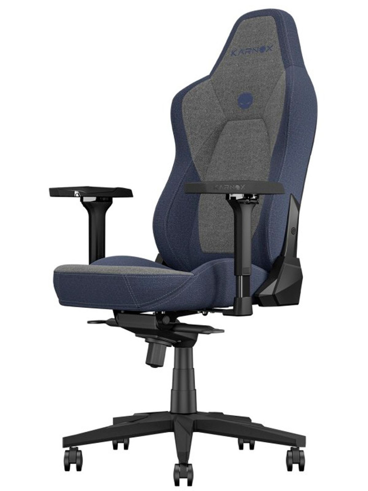 KARNOX Игровое компьютерное кресло DEFENDER GuardianX - PET FABRIC, синий, Синий джинс  #1
