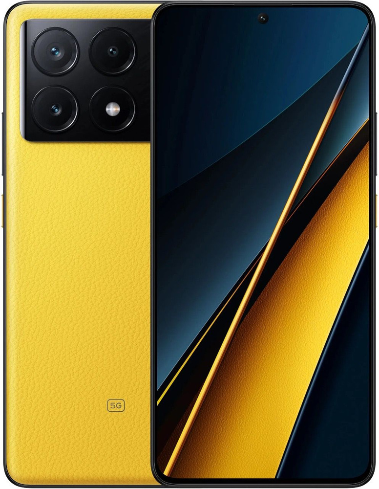 Poco Смартфон X6 Pro 5G. Global 12/512 ГБ, желтый #1