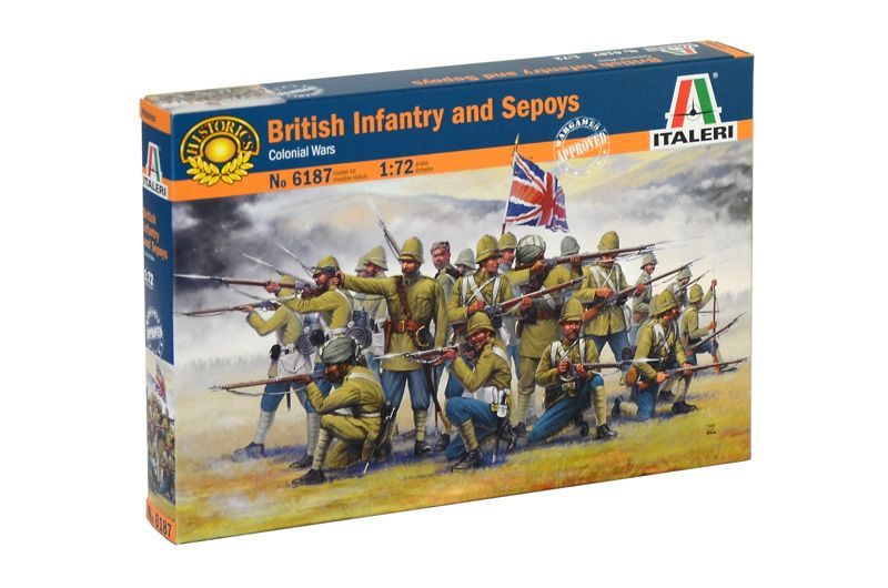 6187 Солдатики BRITISH INFANTRY and SEPOYS (Colonial Wars) (1/72) #1