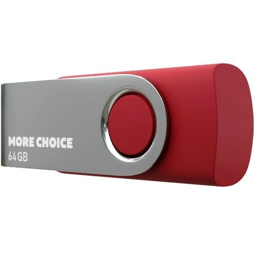 USB флеш-накопитель More Choice MF64-4 64 Гб usb 2.0 Flash Drive - красный #1