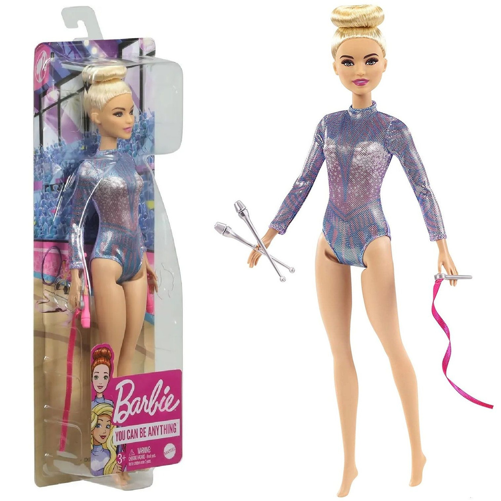 Кукла Barbie GTN65 Кем быть? Гимнастка #1