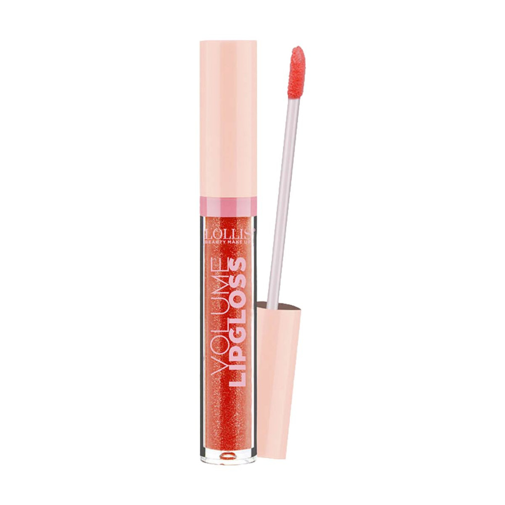 LOLLIS Блеск для губ VOLUME LIP GLOSS тон 06 intense orange 3,5мл #1