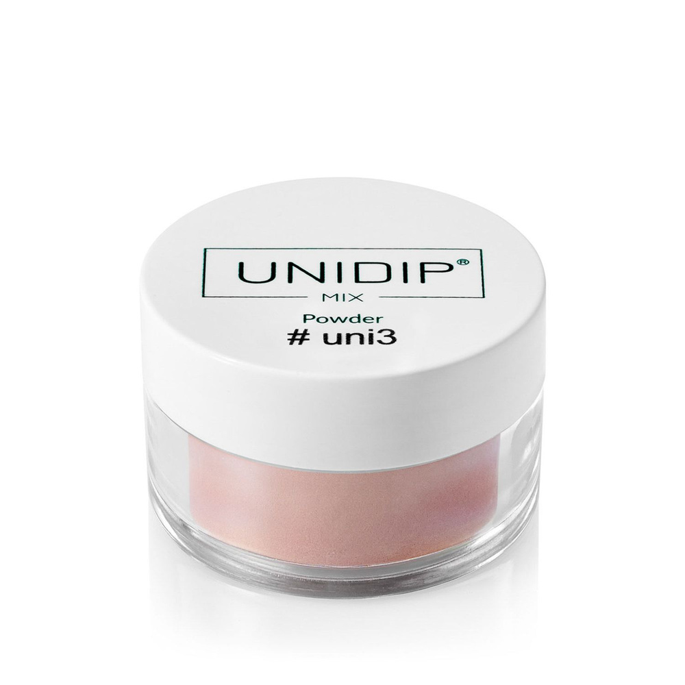 UNIDIP #uni3 Дип-пудра для покрытия ногтей без УФ 14 г #1