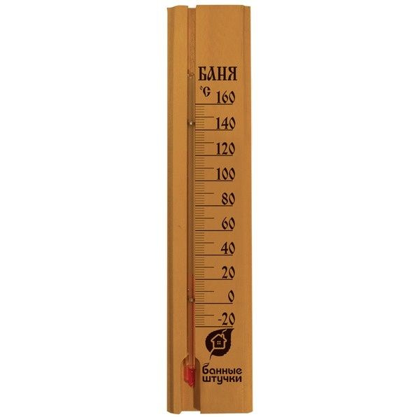 Термометр для бани и сауны Банные штучки Баня, 24,8х5,3х1,1 см  #1