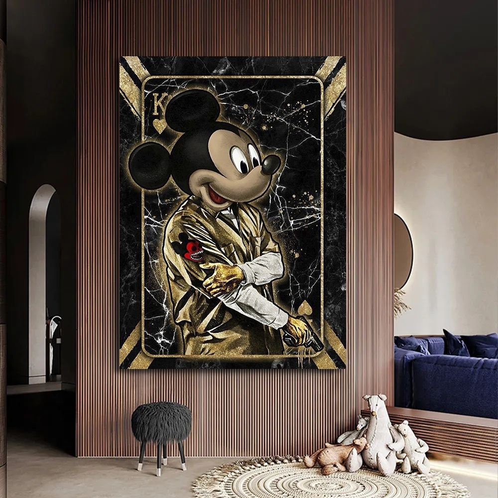 Картина Mickey мафиози, 80х110 см. #1