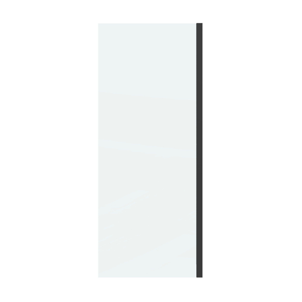Душевая боковая стенка Grossman 200.K33.04.90.21.00 Classic (90*195) черный матовый, стекло прозрачное, #1