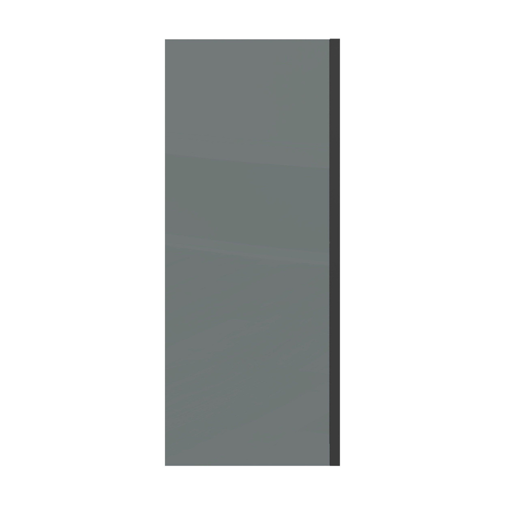 Душевая боковая стенка Grossman 200.K33.04.80.21.10 Classic (80*195) черный матовый, стекло тонированное, #1