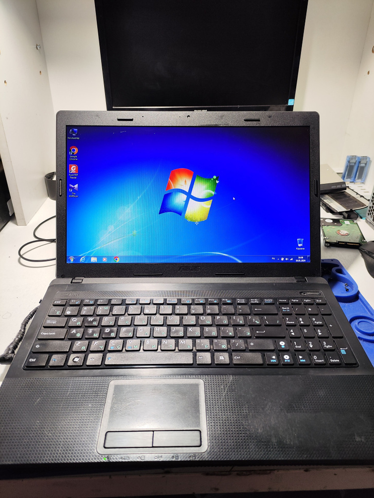 ASUS x54h Ноутбук, RAM 4 ГБ, черный #1