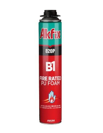 Пена профессиональная противопожарная Akfix 820P B1 (Акфикс 850П Б1) 850гр  #1