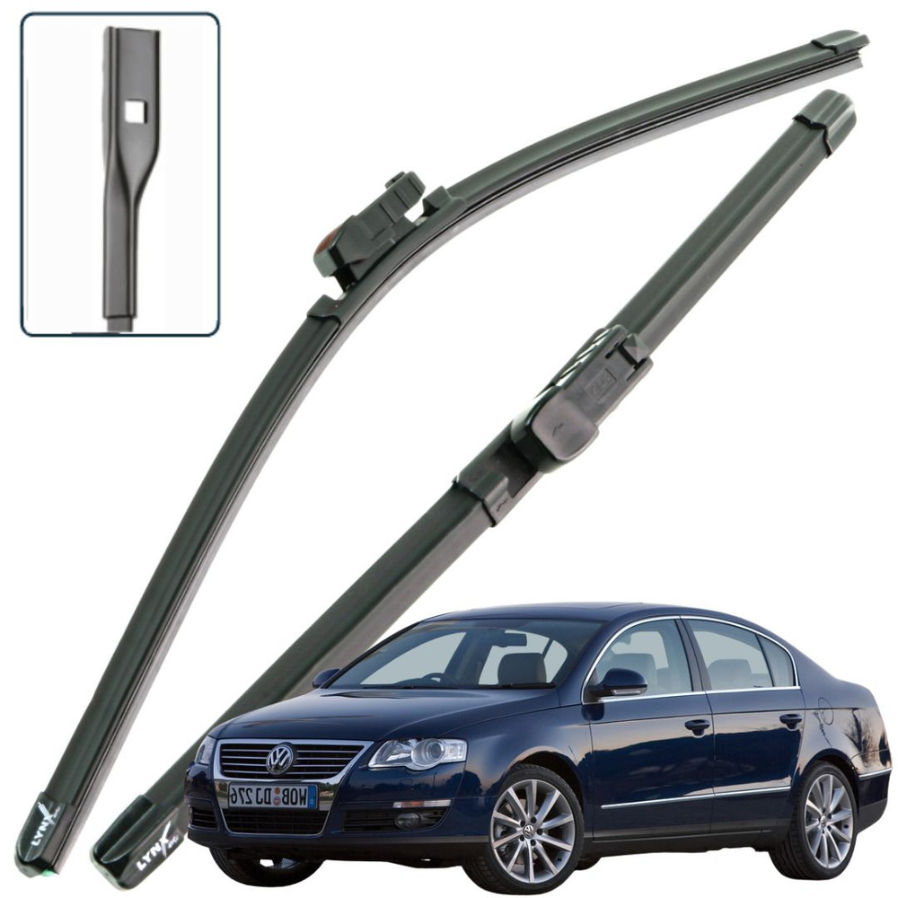 Дворники VW Volkswagen Passat (6) B6 / Фольксваген Пассат Б6 седан 2005 2006 2007 2008 2009 2010 Щетки #1