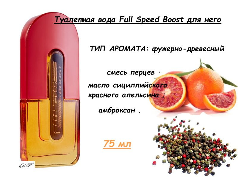 Avon Туалетная вода Full Speed Boost для него, 75 мл НОВИНКА 2024 года  #1