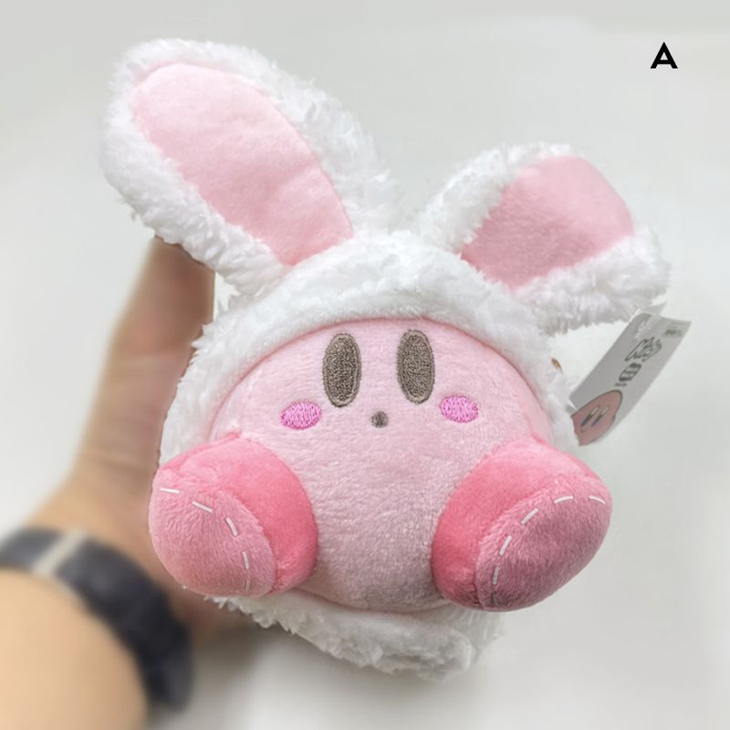 Плюшевая игрушка Kirby X Bunny, мягкая кукла, школьный рюкзак, аксессуары, кулон, детский подарок  #1