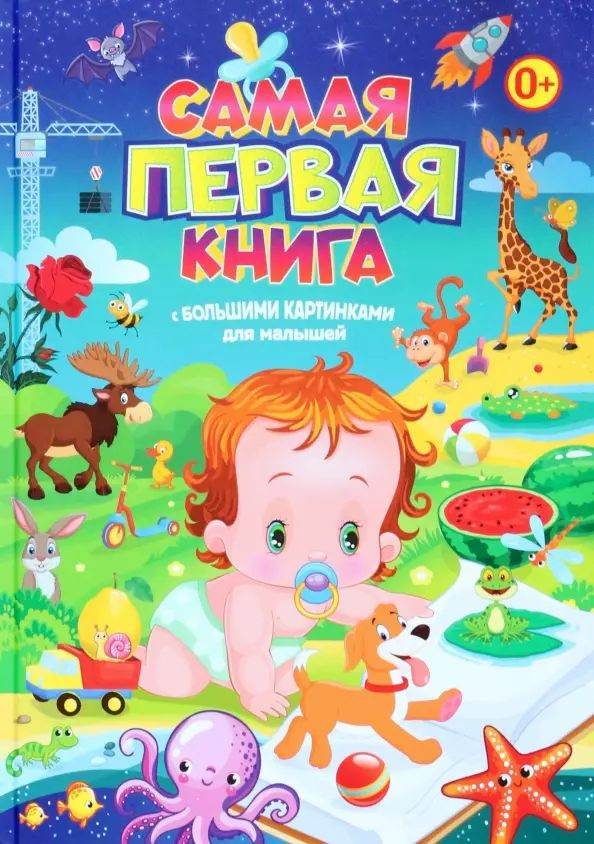 самая первая книга с большими картинками для малышей #1