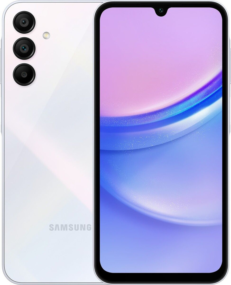Samsung Смартфон Galaxy A15 4/128 ГБ, голубой #1