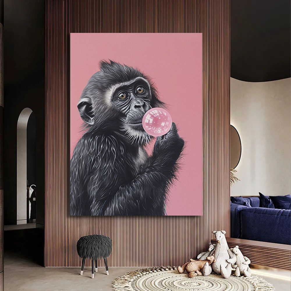 Картина с обезьяной, 40х60 см. #1