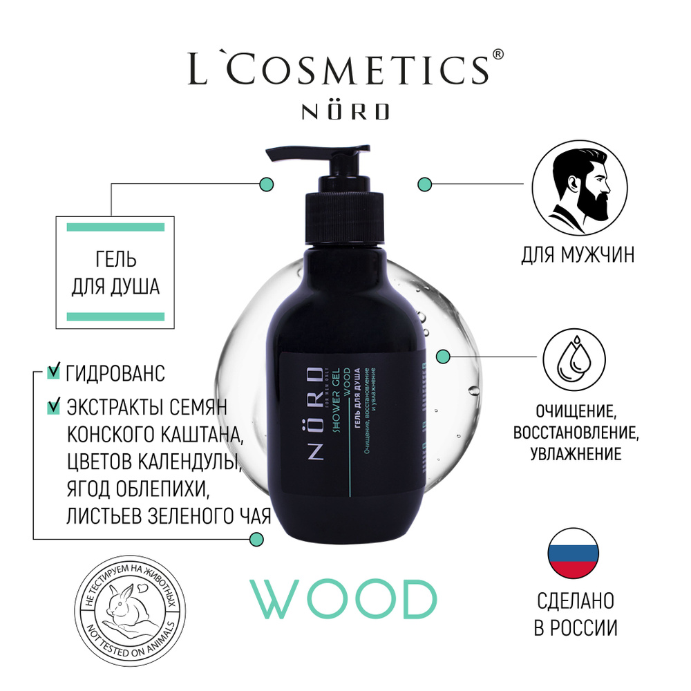 LCosmetics Средство для душа, гель, 250 мл #1