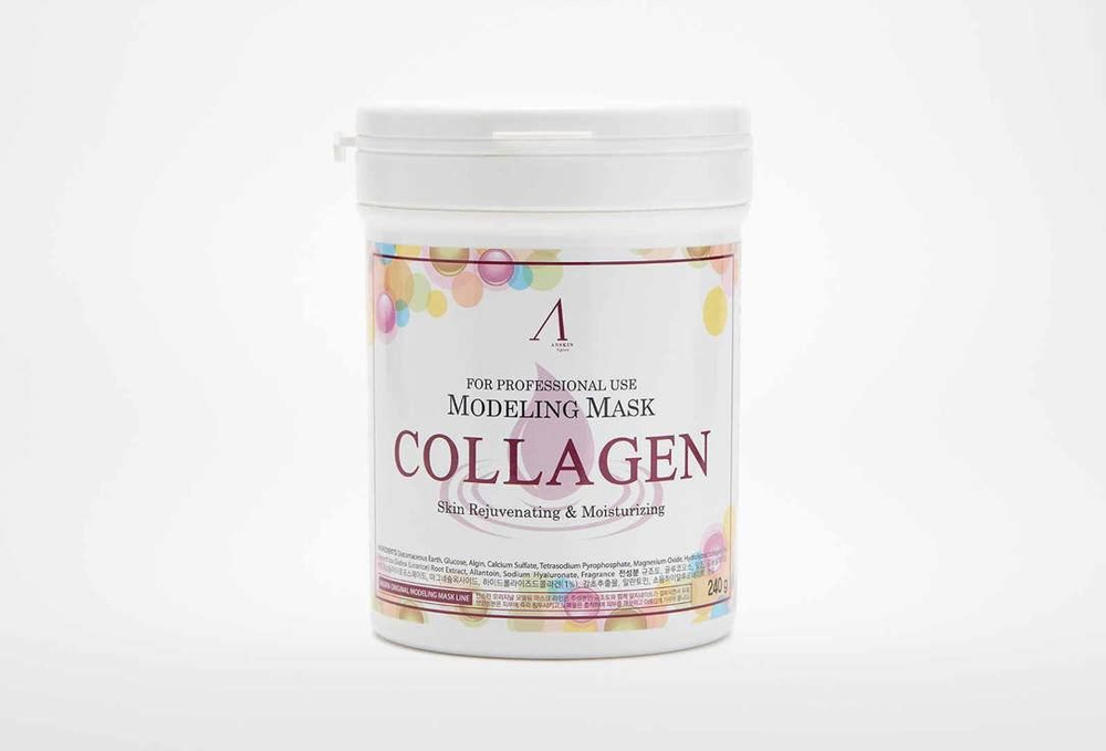 Маска укрепляющая с коллагеном ANSKIN Collagen Modeling Mask, 240 мл #1