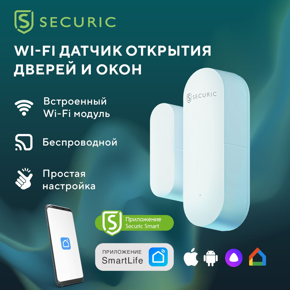 Умный датчик открытия двери окна Wi-Fi #1