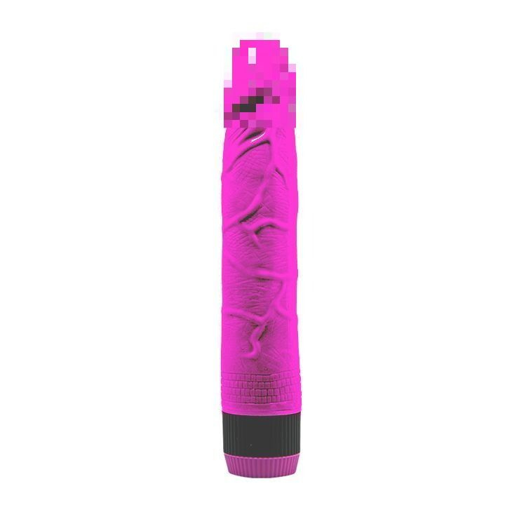 Ярко-розовый вибратор-реалистик - 22,5 см. #1