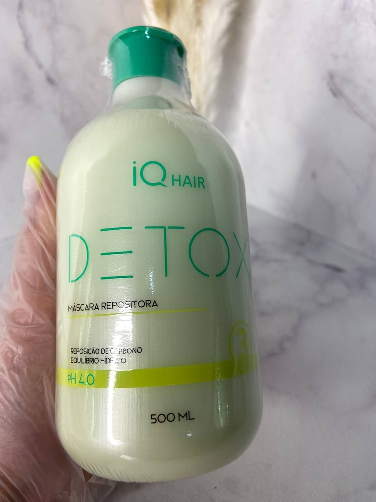 IQ Hair Detox маска карбоновый репозитор 3 шаг 500 мл #1