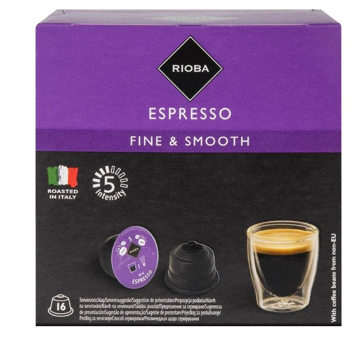 RIOBA Кофе в капсулах Dolce Gusto Espresso 16шт, 112г Италия #1