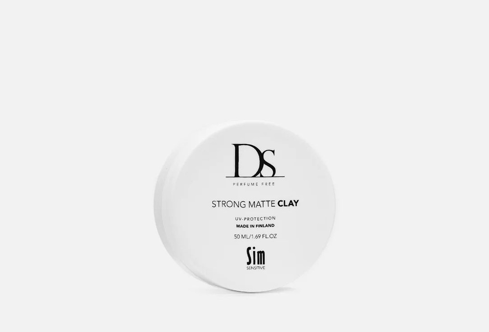 Воск для волос Sim Sensitive DS Strong Matte Clay сильной фиксации, 50 мл (без отдушек, для укладки) #1