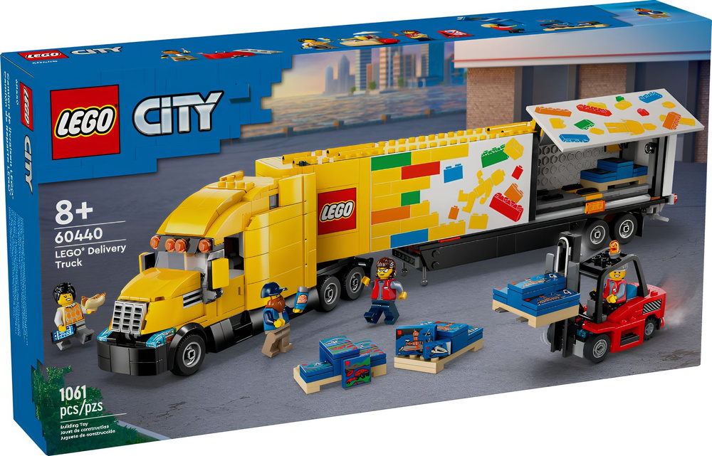 Конструктор LEGO City 60440 Желтый грузовик для доставки #1