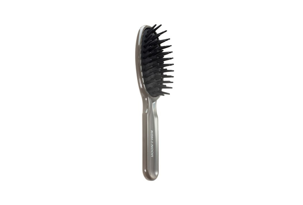 Массажная расческа для волос KOH-I-NOOR 9106S SPAZZOLA PNEUMATICA CONIKA Professionale Sand grey  #1