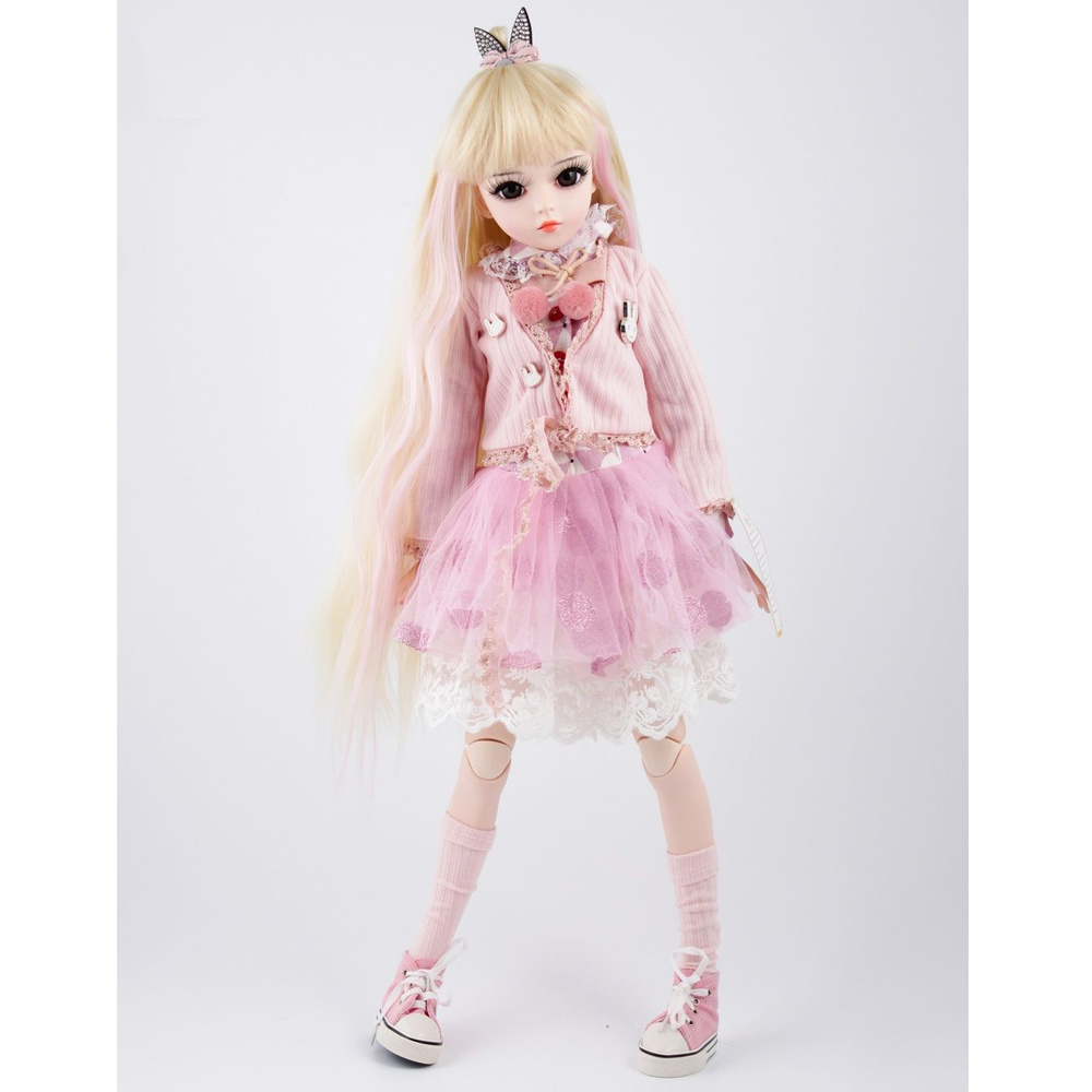 Doris Шарнирная BJD кукла Дорис с базовым мейком - Эбби (60см) BV24001-57  #1