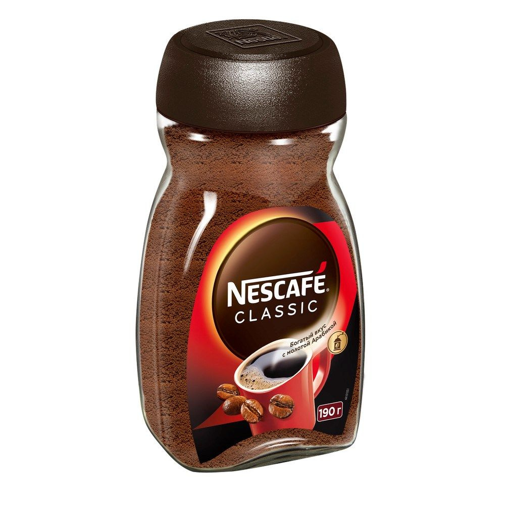 Кофе Nescafe Classic растворимый, 190г #1