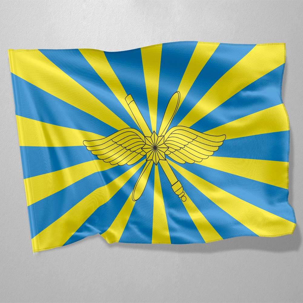 Флаг ВКС России / 70x105 см. #1