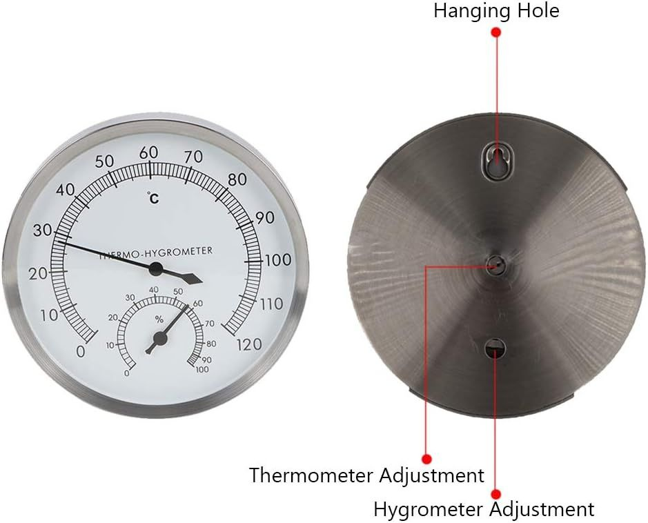 Банная станция с термометром и гигрометром TH 608 #1