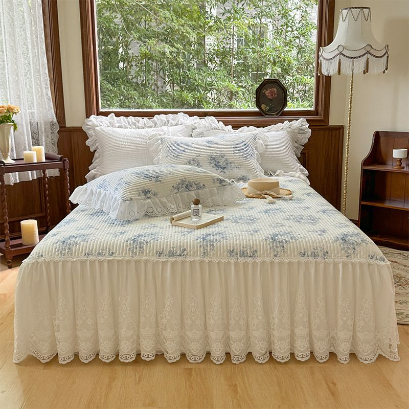 AiWinsure Покрывало с наволочками cotton bedspread, Хлопок с размерами: 200 x 180 см  #1