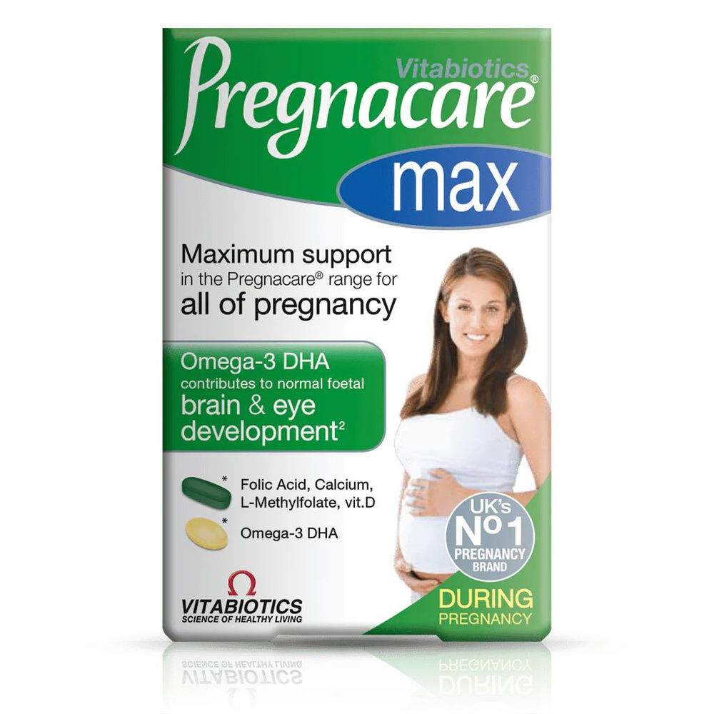 Pregnacare Max (Прегнакеа Макс) 56 таблеток + 28 капсул, Vitabiotics Англия  #1