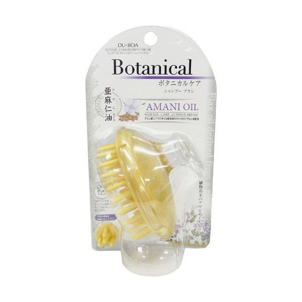 IKEMOTO Botanical Amani Oil Массажная щётка для мытья волос, для ухода за поврежденными волосами, с маслом #1