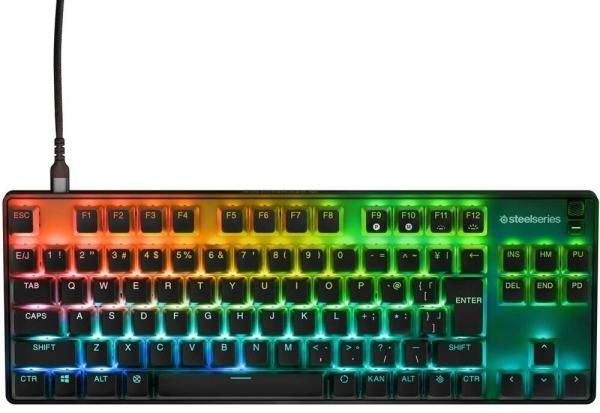 SteelSeries Игровая клавиатура проводная Apex 9 TKL, Русская раскладка, черный  #1