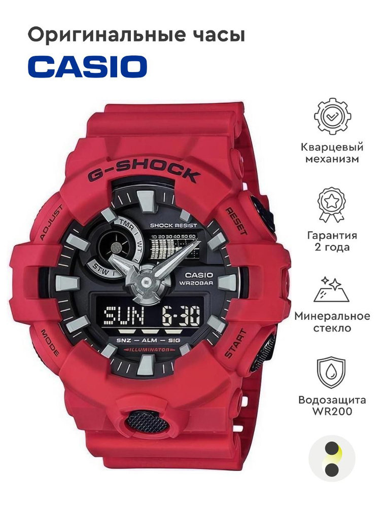 Мужские наручные часы Casio G-Shock GA-700-4A #1