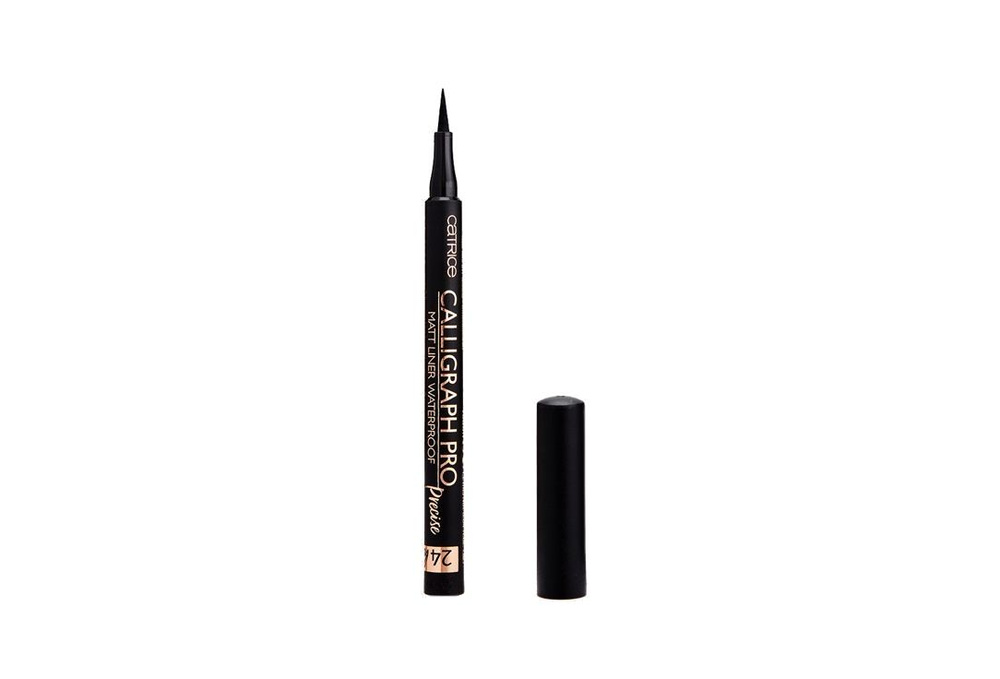 Подводка для глаз Catrice Calligraph Pro Precise 24h Matt Liner Waterproof 010, Черная матовая, 1.2 мл #1