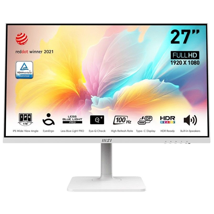 MSI 27" Монитор Modern MD2712PW, белый #1