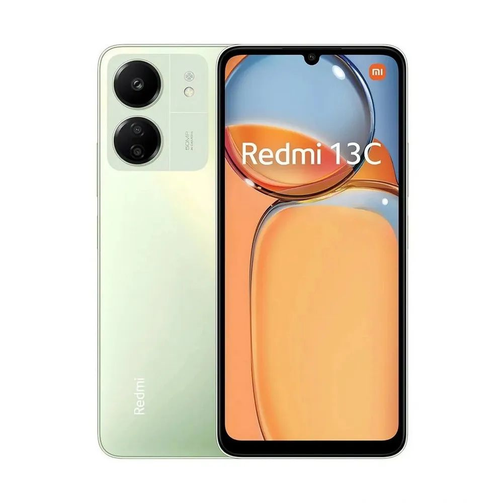 Redmi Смартфон 13c 8/256 ГБ, зеленый, Восстановленный #1