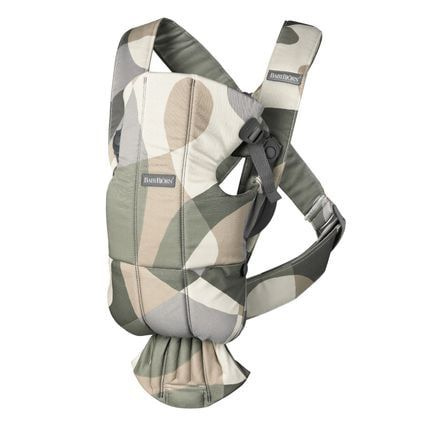 Рюкзак-Кенгуру для новорожденных BabyBjorn Mini Cotton 0210.39 (Khaki green)  #1