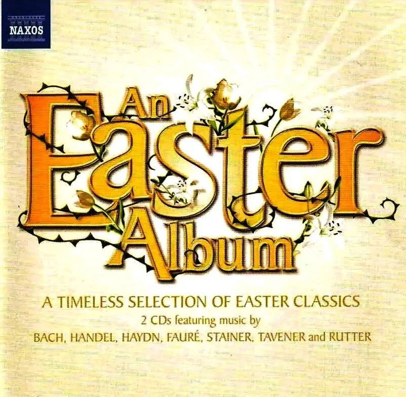 V/A-Easter Album*Bach Pergolesi Handel Palestrina Elgar Tavener- < Naxos CD Deu (Компакт-диск 2шт) Пасхальный #1